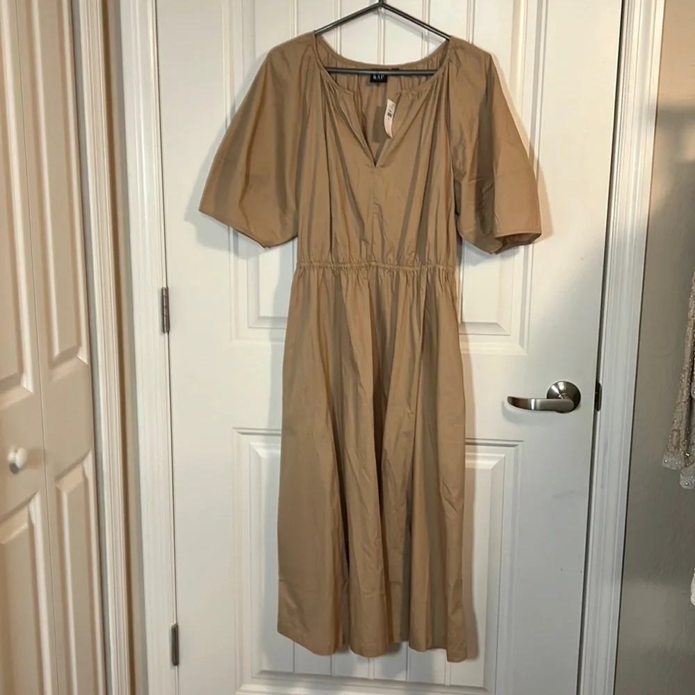 NWT Puff Sleeve Maxi Dress - Picture 1 of 4